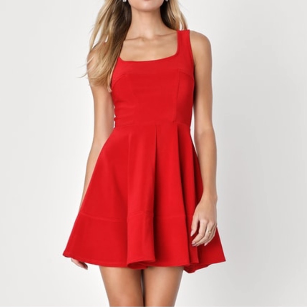 Lulu’s Red Dress - Picture 3 of 7